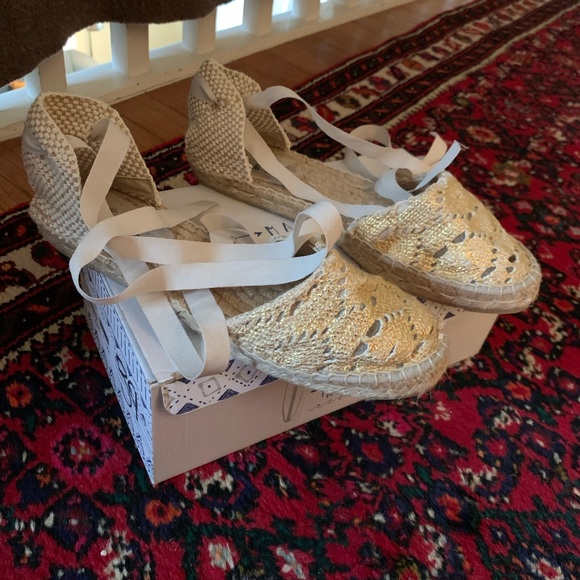 Anthropologie Manebi Macrame Espadrilles - Barely worn - Picture 5 of 7